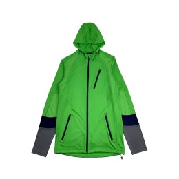 Custom green skinny sports jacket Tailor-made skinny sports jacket Needle-knit mixed design Hooded jacket with color contrast sleeves Skinny sports jacket garment factory breathable sweat-absorbent outdoor sports hiking running TF077 Custom green skinny sports jacket Tailor-made skinny sports jacket Needle-knit mixed design Hooded jacket with color contrast sleeves Skinny sports jacket garment factory breathable sweat-absorbent outdoor sports hiking running TF077